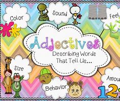 adjectives word wall activity